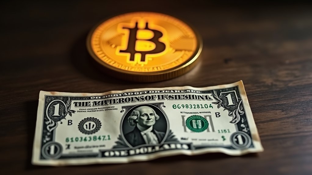 bitcoin over declining dollar