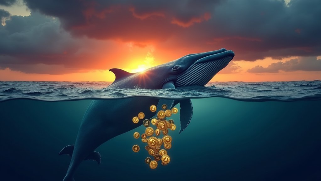 whales accumulate bitcoin quietly
