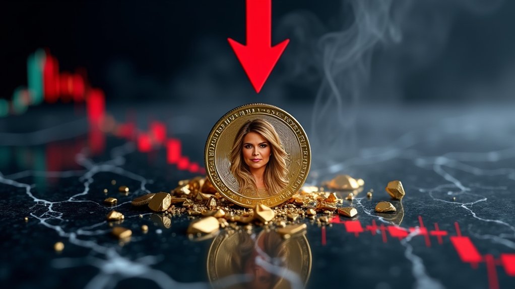 melania coin market crash